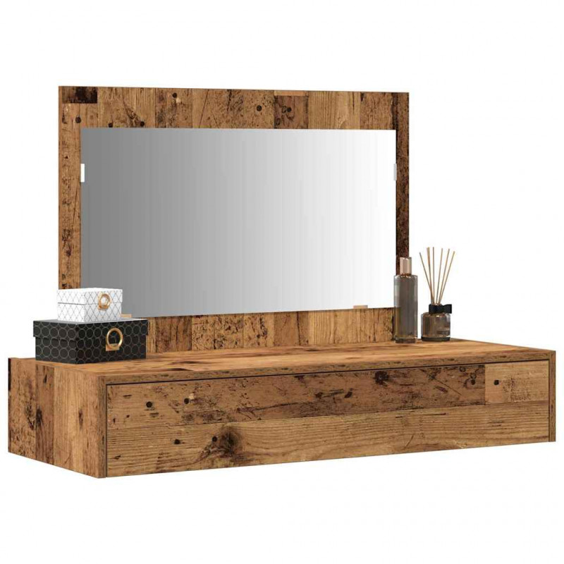 Toaletka Brązowy 100 x 40 x 70 cm Materiał drewnopochodny