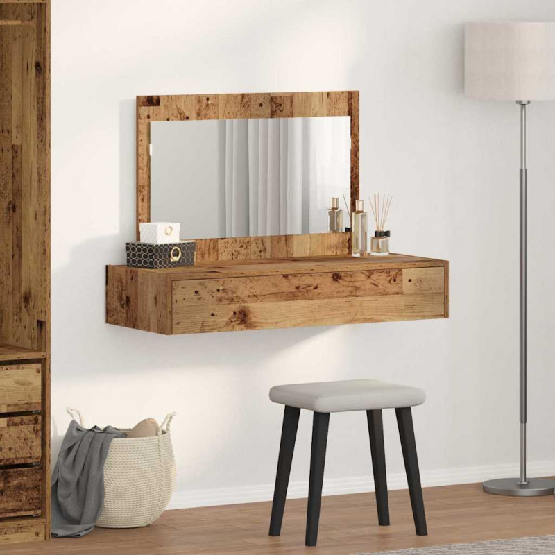 Toaletka Brązowy 100 x 40 x 70 cm Materiał drewnopochodny
