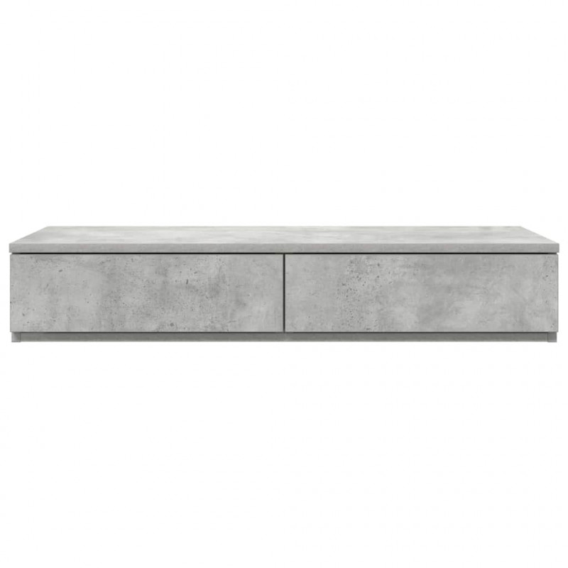 Szuflady do łóżka z szufladą Betonowy szary 75 x 36,5 x 16,5 cm