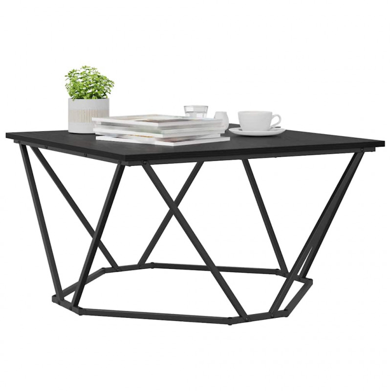 Stolik kawowy Czarny Dąb 80 x 80 x 45 cm