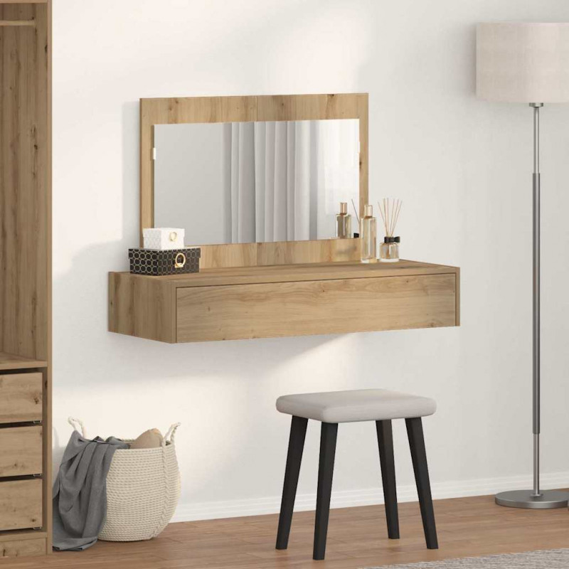 Toaletka Brązowy 100 x 40 x 70 cm Materiał drewnopochodny