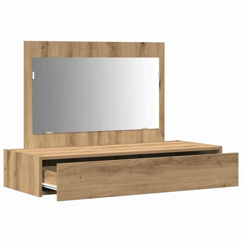 Toaletka Brązowy 100 x 40 x 70 cm Materiał drewnopochodny