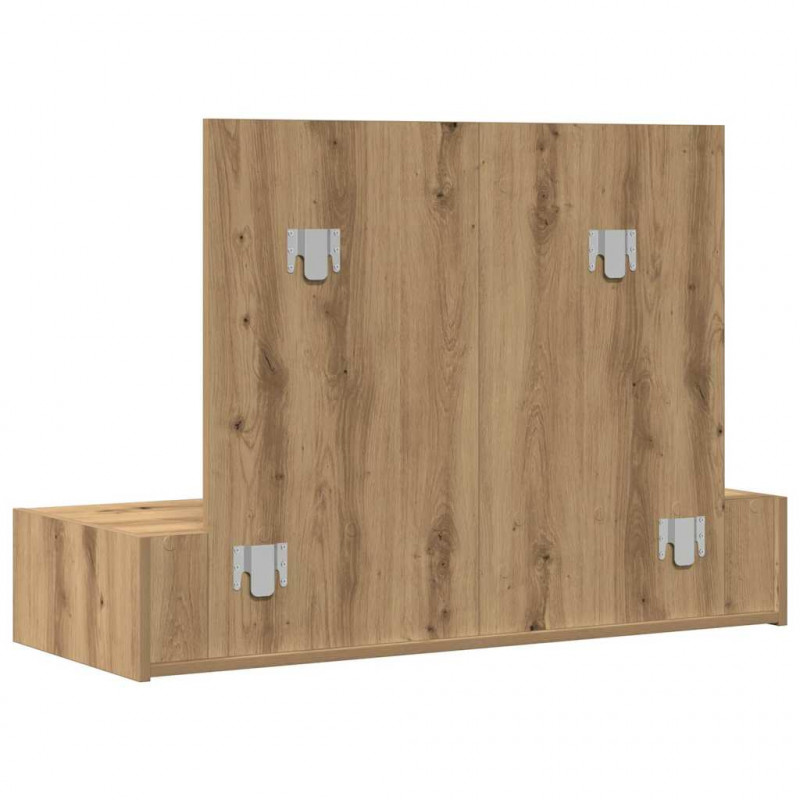 Toaletka Brązowy 100 x 40 x 70 cm Materiał drewnopochodny