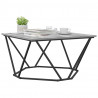 Stolik kawowy Szary Sonoma 80 x 80 x 45 cm