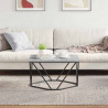 Stolik kawowy Szary Sonoma 80 x 80 x 45 cm