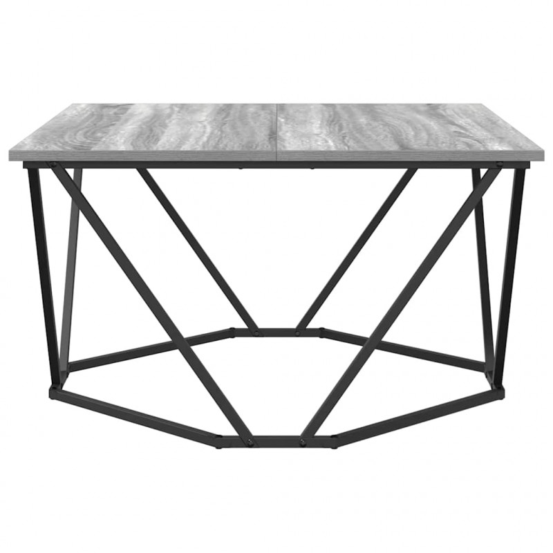 Stolik kawowy Szary Sonoma 80 x 80 x 45 cm