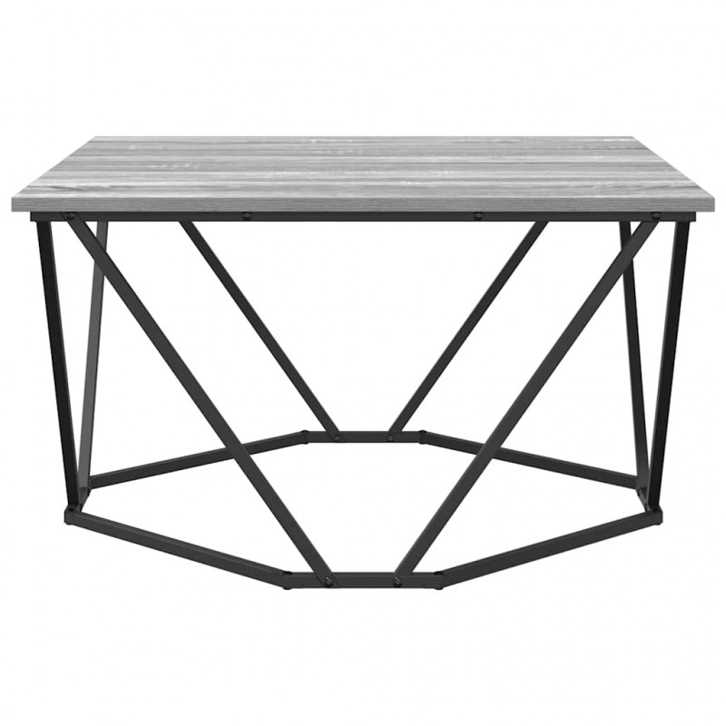 Stolik kawowy Szary Sonoma 80 x 80 x 45 cm