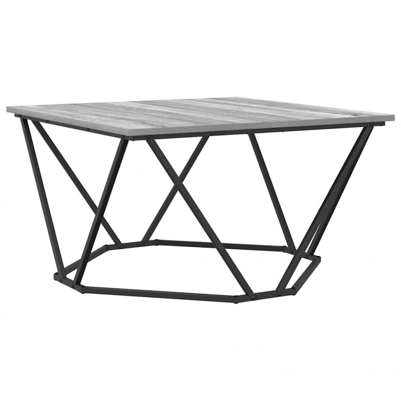 Stolik kawowy Szary Sonoma 80 x 80 x 45 cm