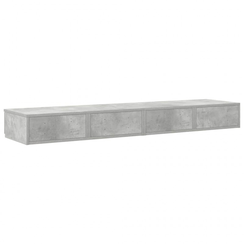 Szuflady do łóżka Betonowy szary 160 x 36,5 x 16,5 cm
