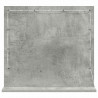 Lustro toaletowe Prostokątny Betonowy szary 60 x 55 x 18 cm