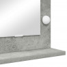 Lustro toaletowe Prostokątny Betonowy szary 60 x 55 x 18 cm