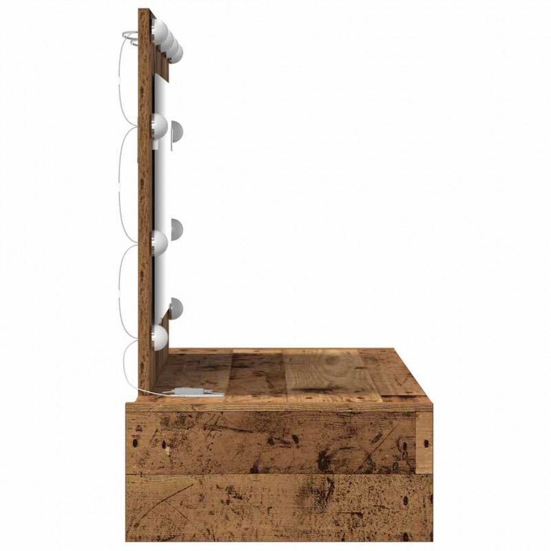 Toaletka Brązowy 83 x 40 x 70 cm Materiał drewnopochodny