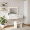 Toaletka Biały 100 x 40 x 70 cm Materiał drewnopochodny