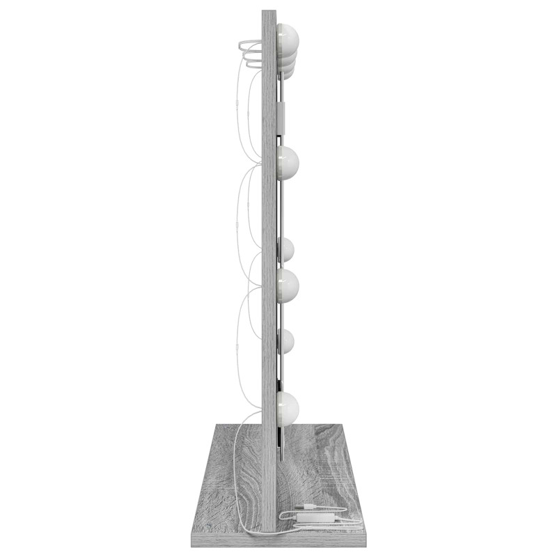 Lustro toaletowe Prostokątny Szary Sonoma 60 x 55 x 18 cm