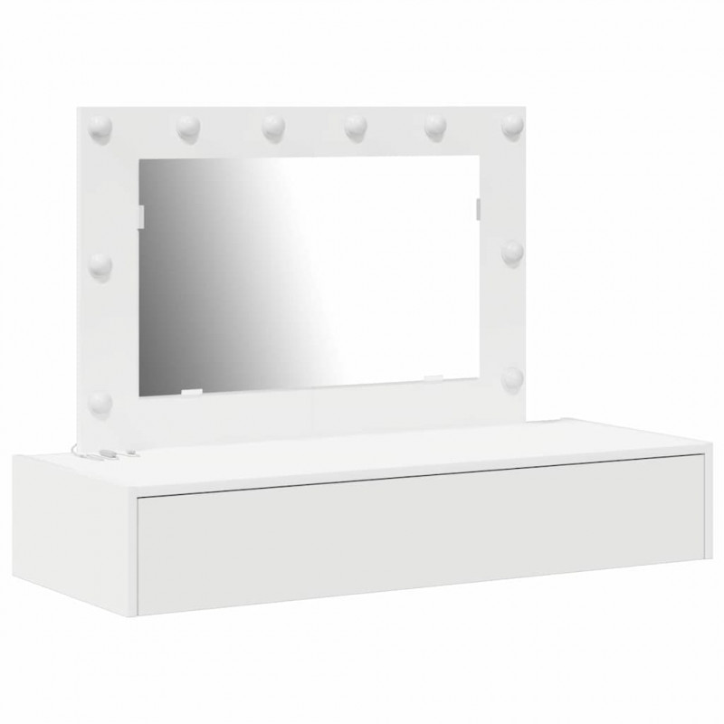 Toaletka Biały 100 x 40 x 70 cm Materiał drewnopochodny