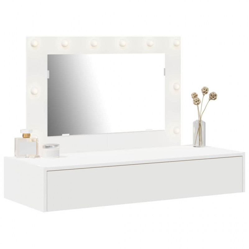 Toaletka Biały 100 x 40 x 70 cm Materiał drewnopochodny