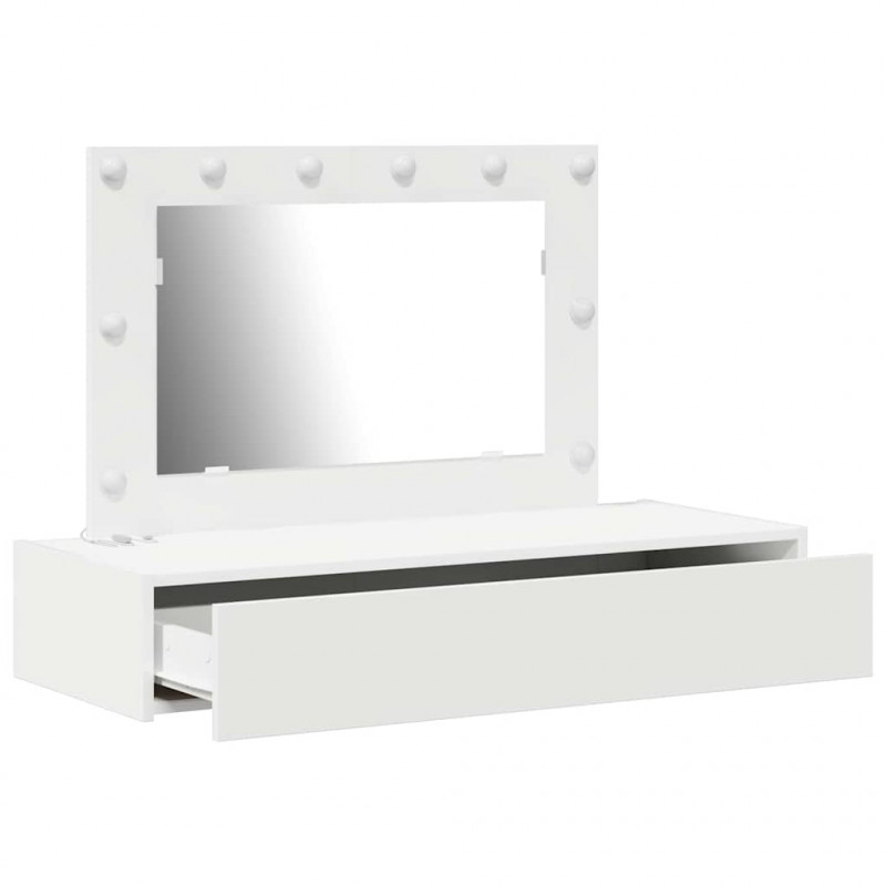 Toaletka Biały 100 x 40 x 70 cm Materiał drewnopochodny
