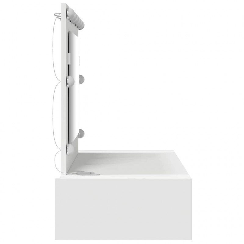 Toaletka Biały 100 x 40 x 70 cm Materiał drewnopochodny