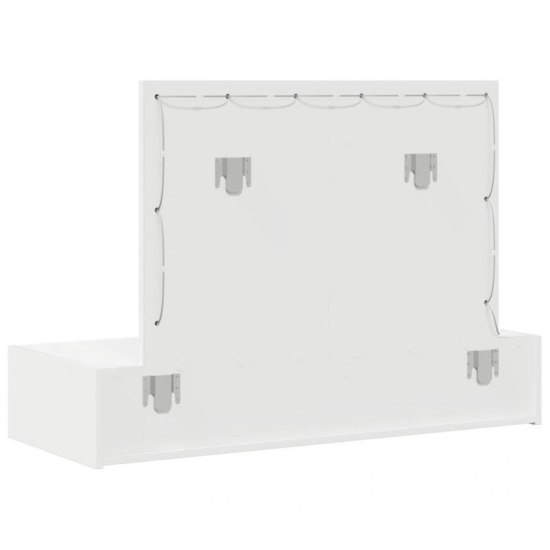Toaletka Biały 100 x 40 x 70 cm Materiał drewnopochodny