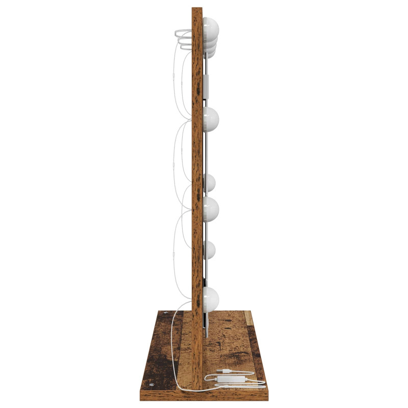 Lustro toaletowe Prostokątny Stare drewno 60 x 55 x 18 cm