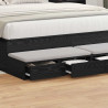 Szuflady do łóżka z szufladą Czarny Dąb 135 x 36,5 x 16,5 cm
