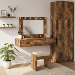 Toaletka Brązowy 100 x 40 x 70 cm Materiał drewnopochodny