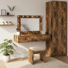 Toaletka Brązowy 100 x 40 x 70 cm Materiał drewnopochodny