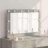 Lustro toaletowe Prostokątny Betonowy szary 80 x 55 x 18 cm