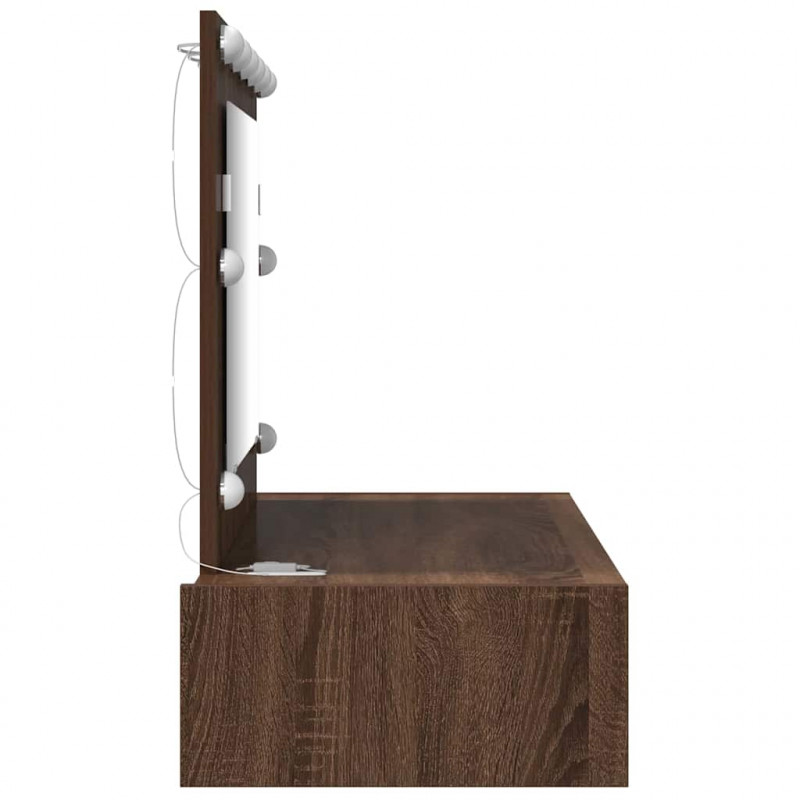 Toaletka Brązowy 100 x 40 x 70 cm Materiał drewnopochodny