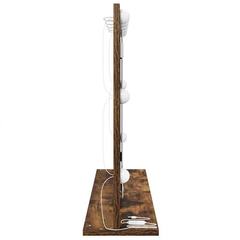 Lustro toaletowe Prostokątny Dąb wędzony 80 x 55 x 18 cm