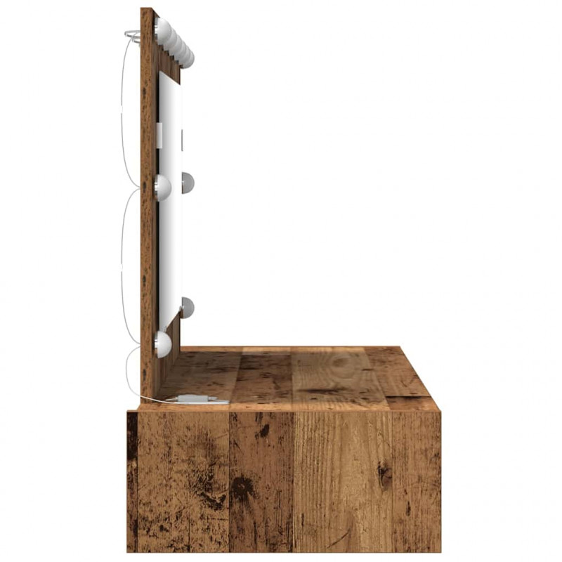 Toaletka Brązowy 100 x 40 x 70 cm Materiał drewnopochodny