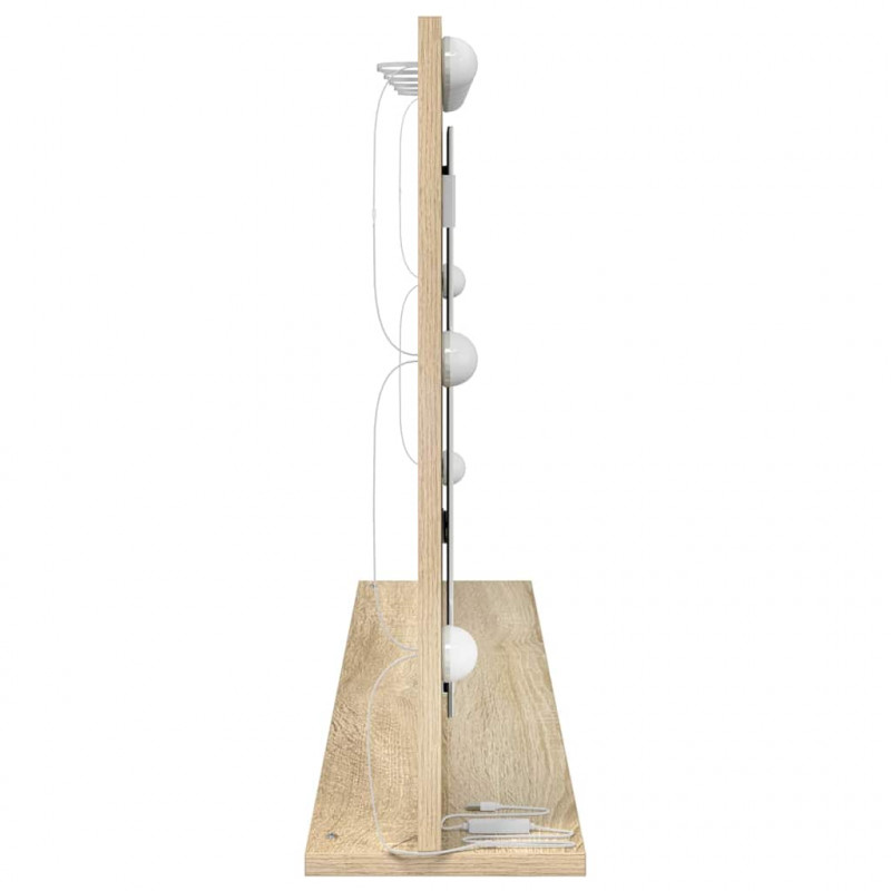 Lustro toaletowe Prostokątny Dąb Sonoma 100 x 55 x 18 cm
