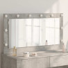 Lustro toaletowe Prostokątny Betonowy szary 100 x 55 x 18 cm