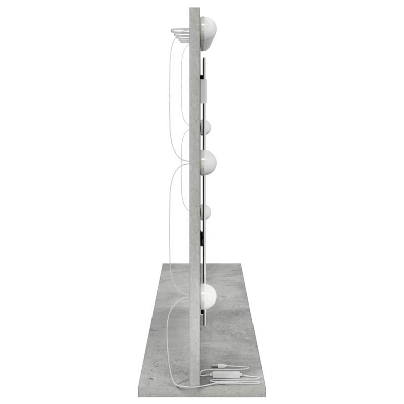 Lustro toaletowe Prostokątny Betonowy szary 100 x 55 x 18 cm