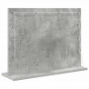 Lustro toaletowe Prostokątny Betonowy szary 60 x 45 x 18 cm