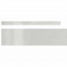 Krawężnik do trawnika Srebrny 450 x 0.05 x 15 cm