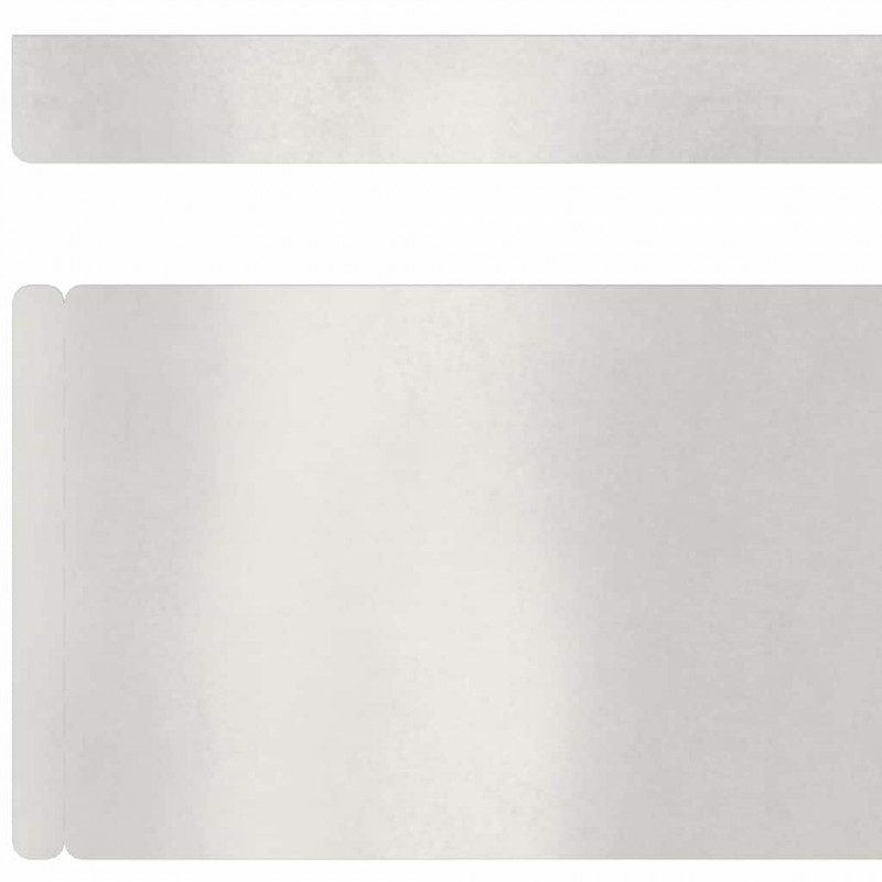 Krawężnik do trawnika Srebrny 450 x 0.05 x 15 cm