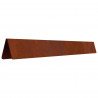 Krawężnik do trawnika Rdzawy 450 x 0.05 x 15 cm