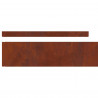 Krawężnik do trawnika Rdzawy 450 x 0.05 x 15 cm