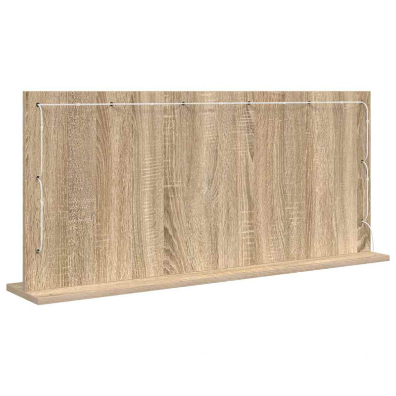 Lustro toaletowe Prostokątny Dąb Sonoma 100 x 45 x 18 cm