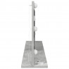 Lustro toaletowe Prostokątny Betonowy szary 100 x 45 x 18 cm