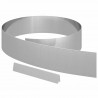 Krawężnik do trawnika 4 pcs Srebrny 450 x 0.05 x 15 cm