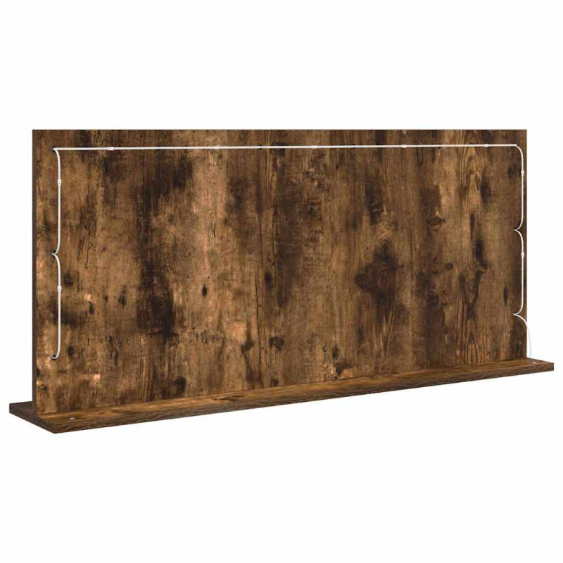 Lustro toaletowe Prostokątny Dąb wędzony 100 x 45 x 18 cm
