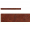 Krawężnik do trawnika Rdzawy 450 x 0.05 x 15 cm