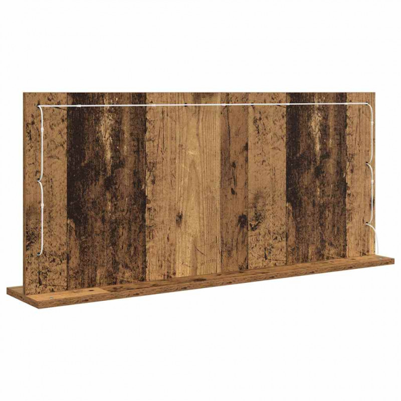 Lustro toaletowe Prostokątny Stare drewno 100 x 45 x 18 cm