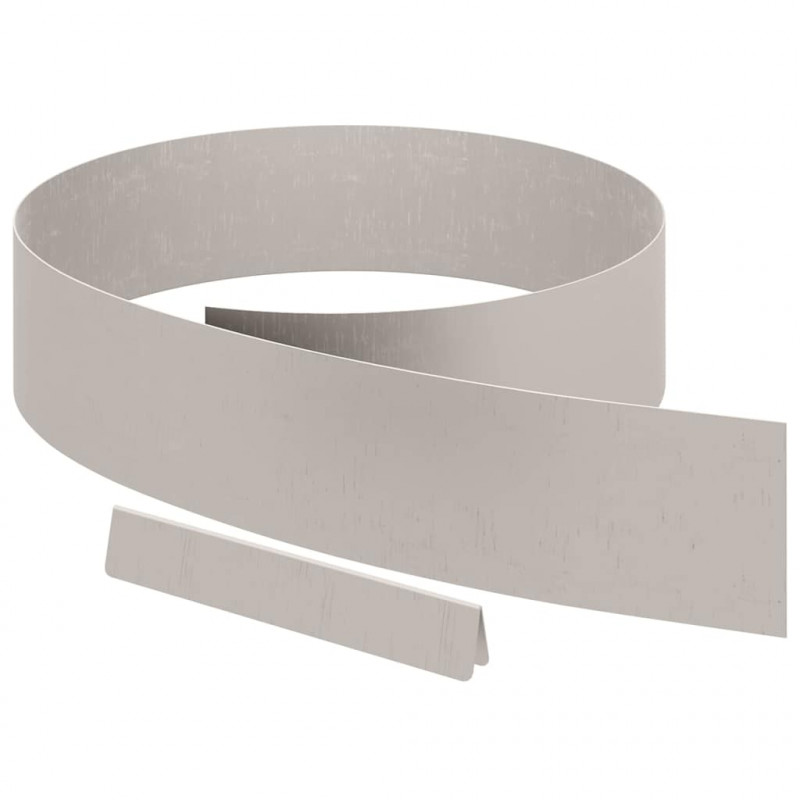 Krawężnik do trawnika 4 pcs Rdzawy 450 x 0.05 x 15 cm