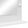 Lustro toaletowe Prostokątny Z lustrem Biały 70 x 50 x 18 cm