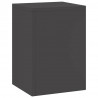 Stojak na rośliny 2 pcs Czarny 24 x 24 x 35 cm Stal
