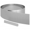 Krawężnik do trawnika Srebrny 450 x 0.05 x 15 cm