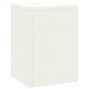 Stojak na rośliny 2 pcs Biały 24 x 24 x 35 cm Stal